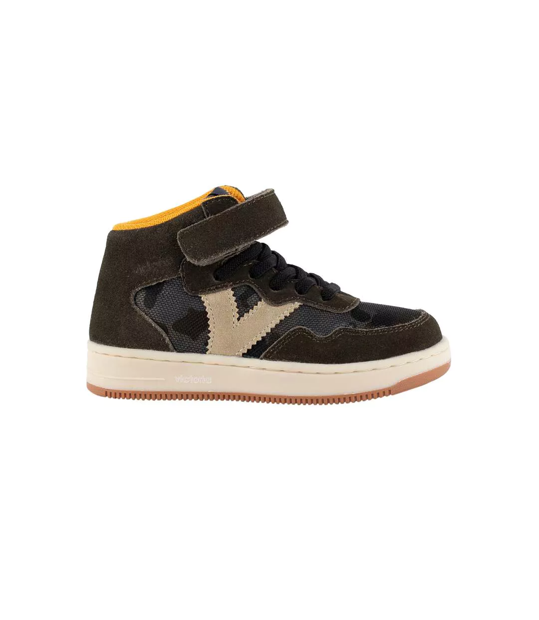 Basket Montante Enfant Cuir Victoria Time-2
