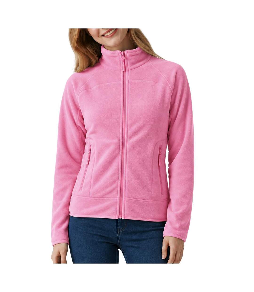 Veste polaire rose femme compagnie des ameriques carla-1