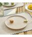 Lot de 6 Assiettes à Dessert Gina 22cm Crème-3