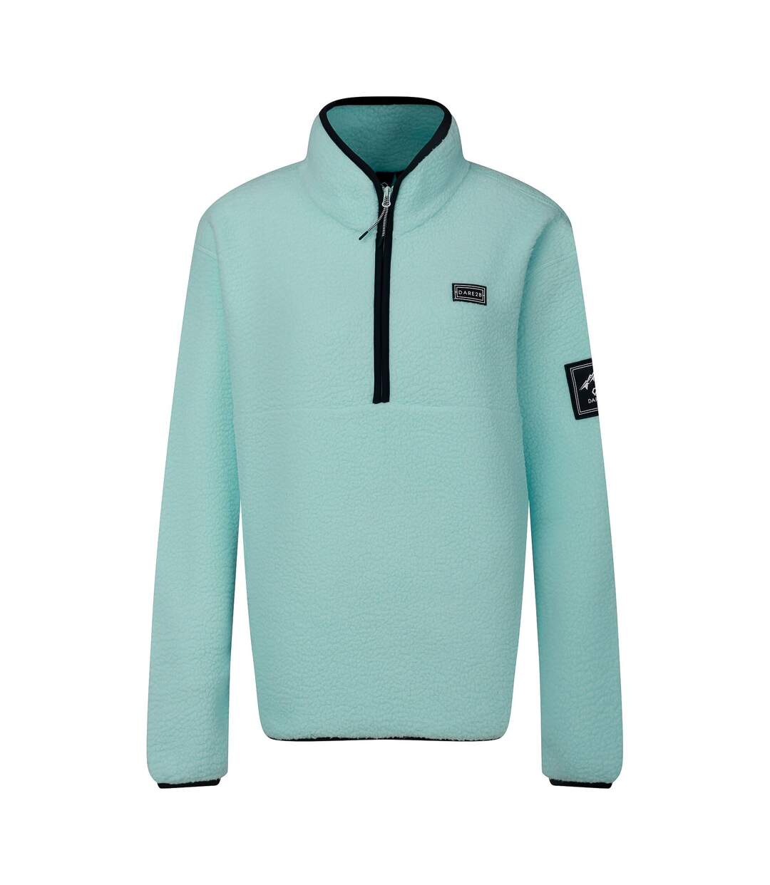 Haut Polaire À Col Montant Zippé Slide Out Femme Turquoise Pâle Dare 2B-2