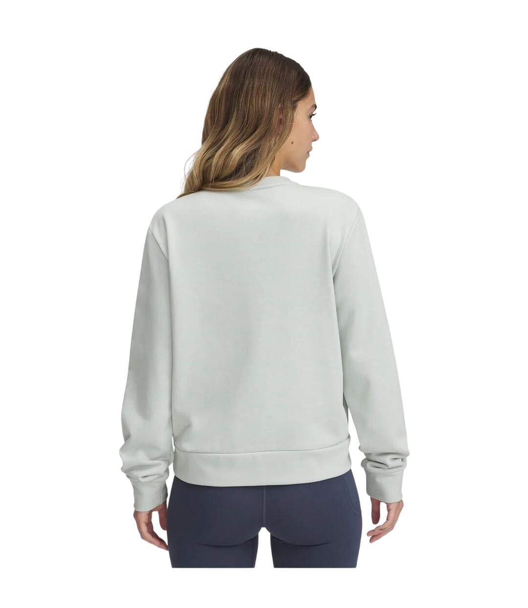 Womens/ladies Rival Terrycloth Sweatshirt Green Under Armour-2