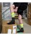 3 Pack Mens Heavy Duty Cotton Hi Viz Work Socks-5