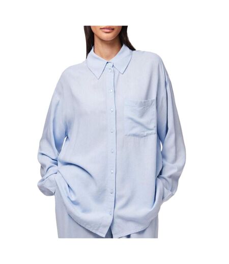 Chemise bleu clair femme pieces pia
