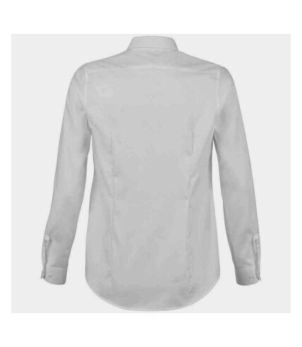NEOBLU Womens/Ladies Blaise Long-Sleeved Formal Shirt (Optic White) - UTPC5790