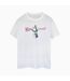 Disney - T-shirt ALICE IN WONDERLAND HOW CURIOUS - Femme (Blanc) - UTBI8866-1