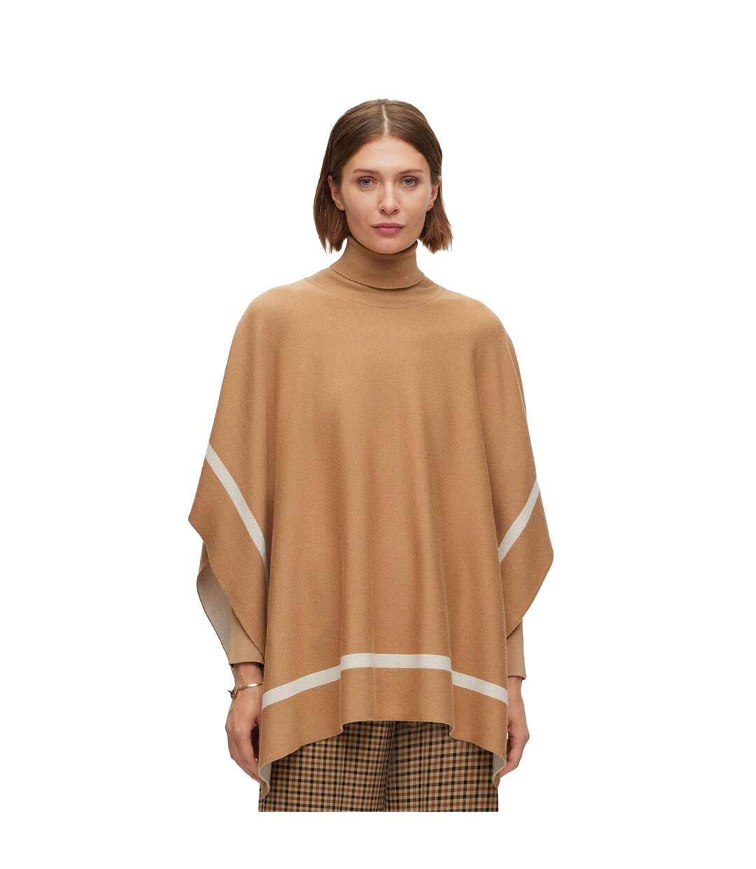 Womens/ladies Lia Poncho Beige Boss-1