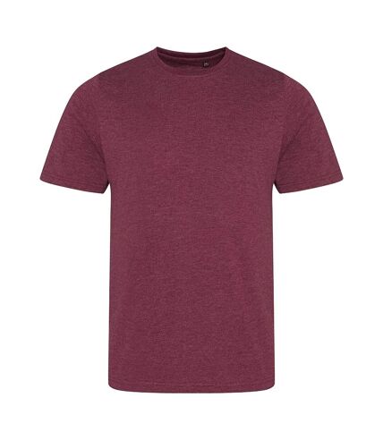 AWDis Mens Tri Blend T Shirt (Heather Burgundy) - UTPC2894