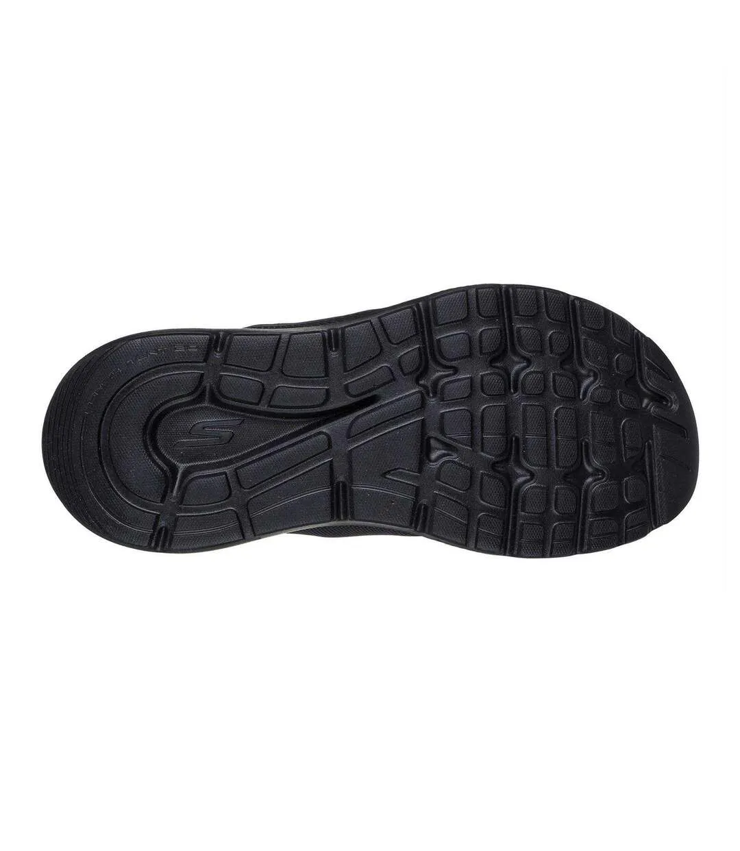Mens Go Consistent Rubber Flip Flops Black Skechers-4