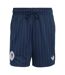 Mens Germany Dfb Structured Relaxed Fit Football Shorts Navy Black Adidas-2