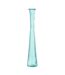 Vase Tube en Verre Stripe 51cm Bleu Aqua-1