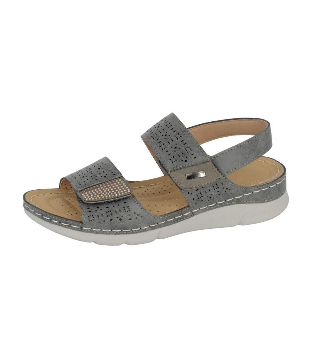 Sandales Femme Étain Boulevard-2