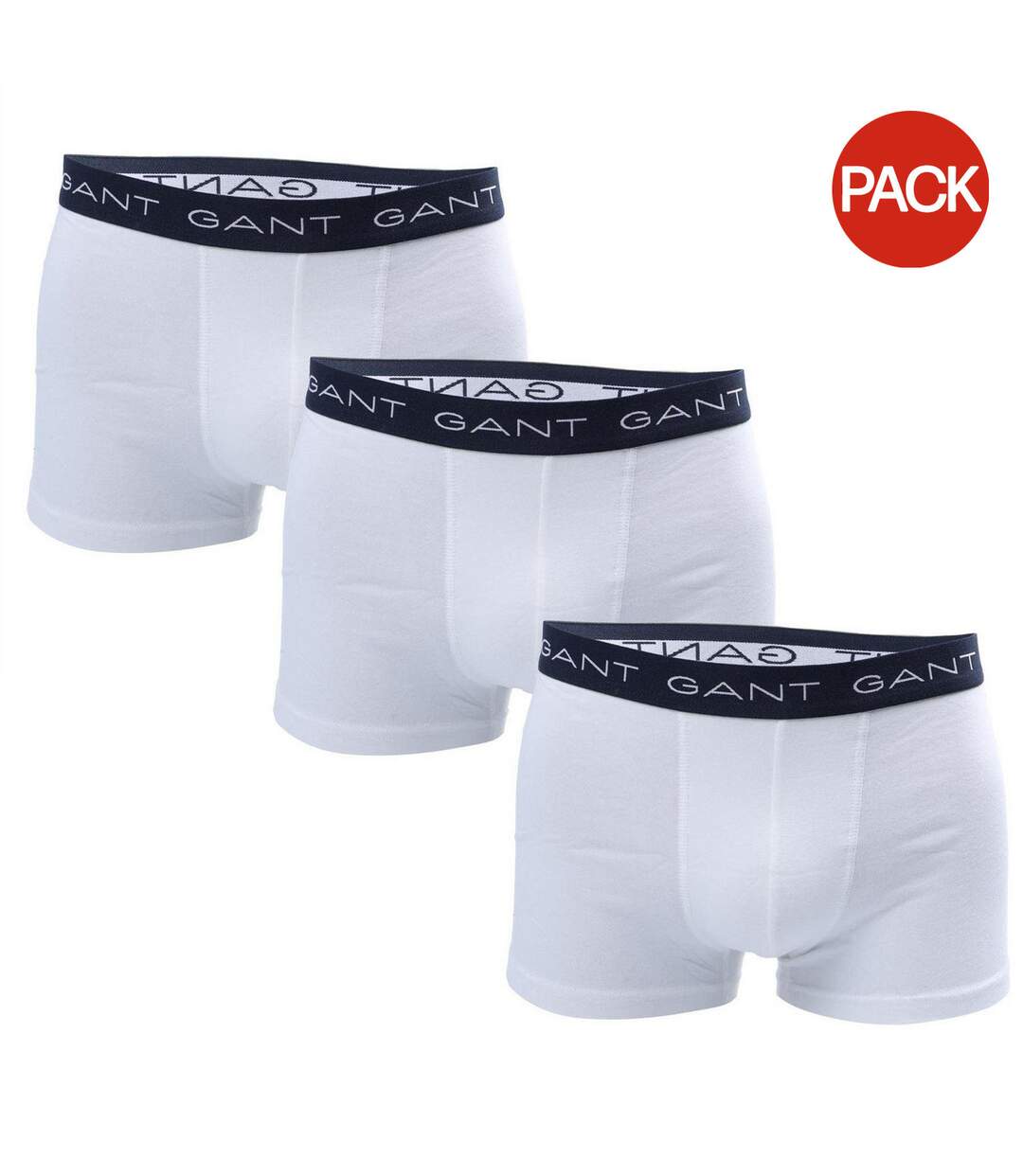Lot De 3  Sous-vêtements Homme Blanc Gant-1