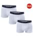Lot De 3  Sous-vêtements Homme Blanc Gant-1