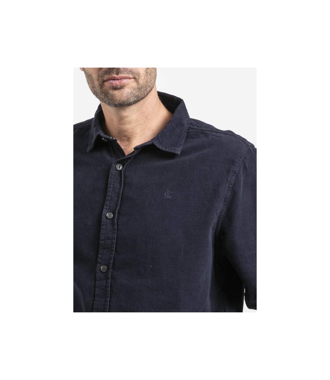 Chemise manches longues velours côtelé TOROLD-4