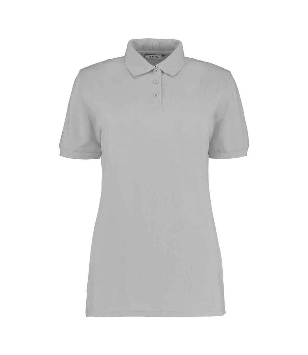 Womens/ladies klassic pique polo shirt heather Kustom Kit-1