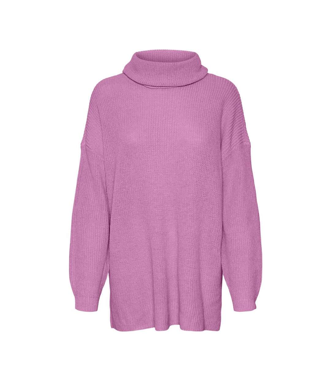 Pull rose femme vero moda mzia-1