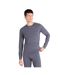 Mens Merino Wool Base Layer Top Grey Animal-2
