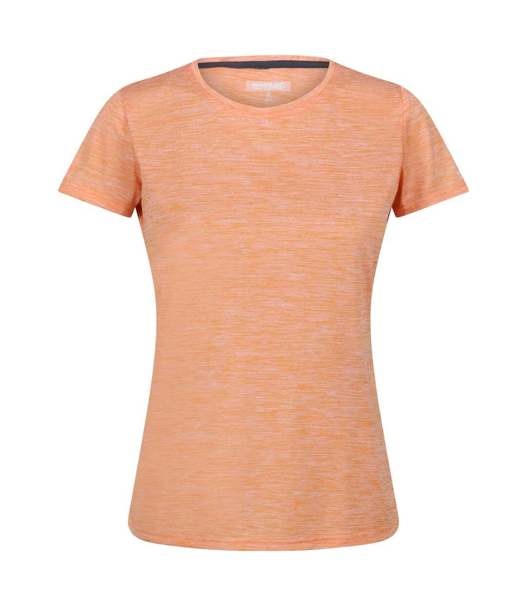 Womens/ladies Fingal Edition Jersey Moisture Wicking T-shirt Orange Regatta-1