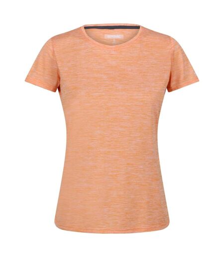 Womens/ladies Fingal Edition Jersey Moisture Wicking T-shirt Orange Regatta