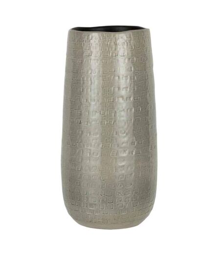 Vase en Céramique Design Yuella 40cm Gris Clair