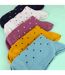 10 Pairs Ladies Multi Spot Socks - Soft Cotton Rich Polka Dot Everyday Socks-5