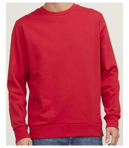 Sweat col rond - JACK&JONES - Unisexe - JJ3900 - rouge