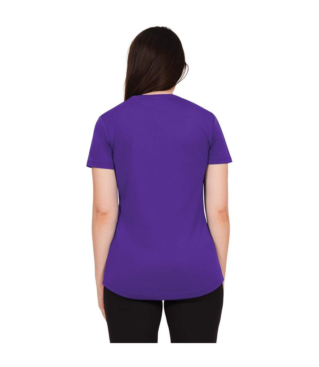 T-shirt original tech femme violet Casual Classics