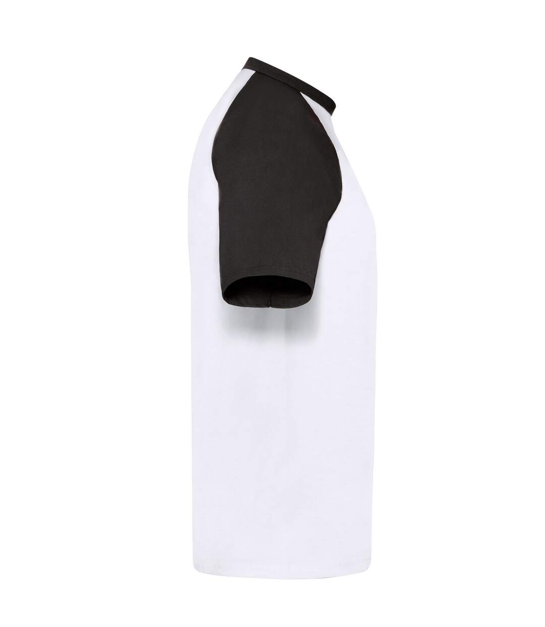 T-shirt Adulte Blanc Noir Fruit Of The Loom-3