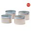 Pack of 4  Nomimono mini bowl set  one size beige Vinga-1