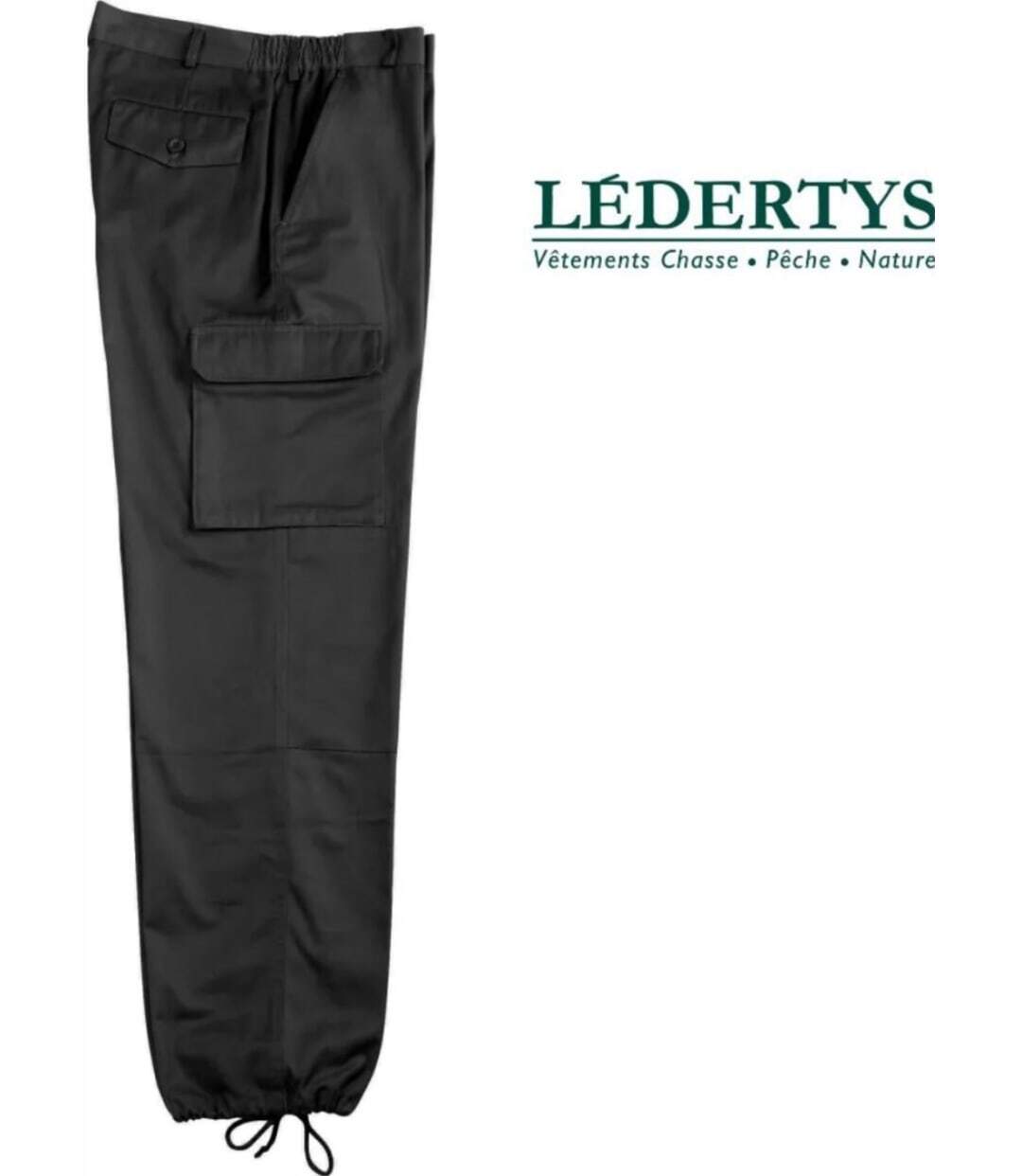 LEDERTYS LY0411 — Pantalon treillis noir : robustesse et confort d'action-3