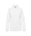 Veste polaire troyer femme blanc Promodoro-1
