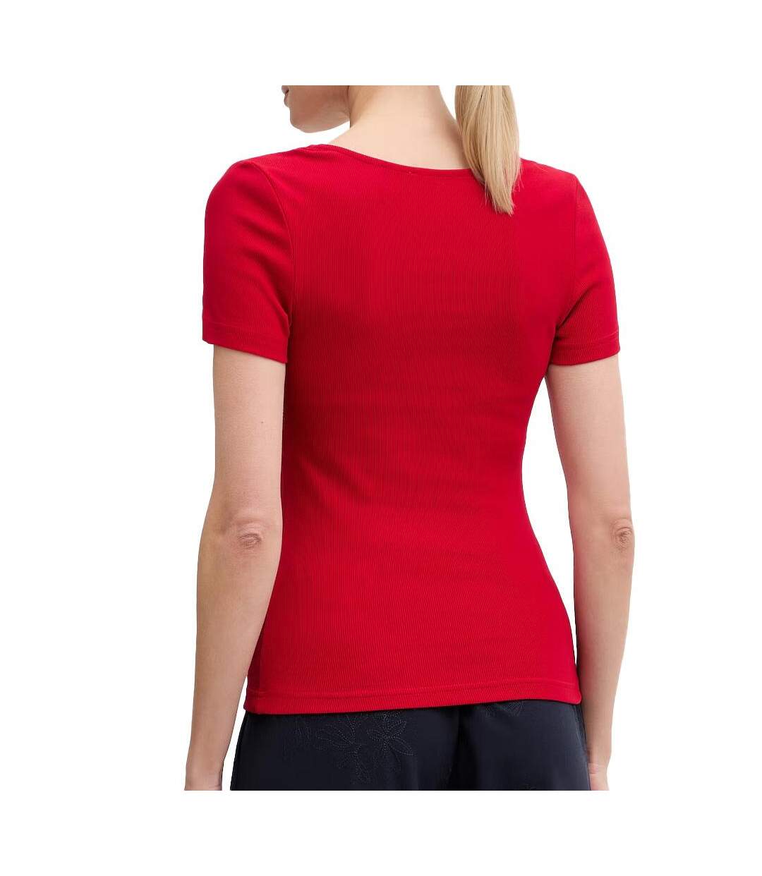 T-shirt rouge femme morgan damour-2