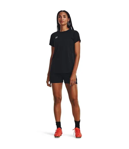 T-shirt Entraînement Challenger Femme Noir Blanc Under Armour