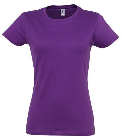 T-shirt manches courtes - Femme - 11502 - violet clair