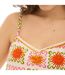 Womens/ladies Cami Pyjama Set Yellow Chelsea Peers-4