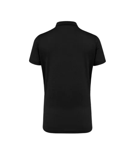 Womens/ladies Logo Travel Polo Shirt Caviar Castore