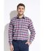 Chemise flanelle extensible carreaux manches longues-1