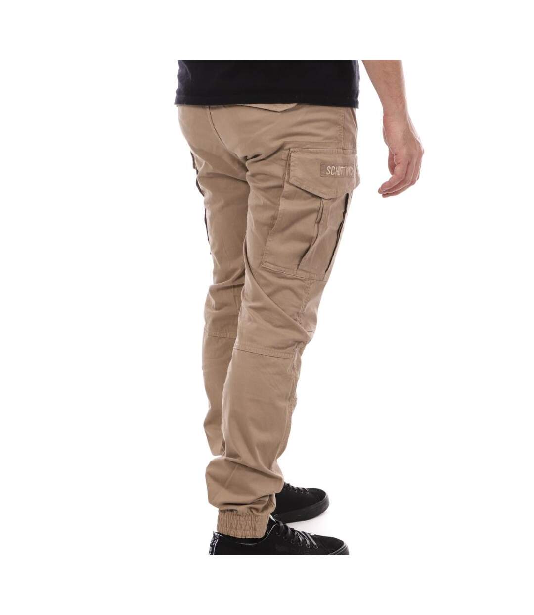 Pantalon Cargo Beige Homme Schott Relax - 32