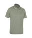 Mens volley isocool polo shirt light khaki Mountain Warehouse-3
