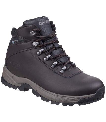 Hi-Tec - Chaussures imperméables de randonnée EUROTREK - Homme (Marron foncé) - UTFS5307