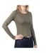 T-shirt kaki femme vero moda sofia-1