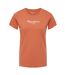 T-shirt Motif/style Logo Femme Orange Pepe Jeans-2