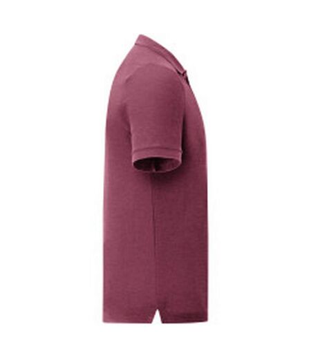 Polo Iconic Homme Bordeaux Chiné Fruit Of The Loom