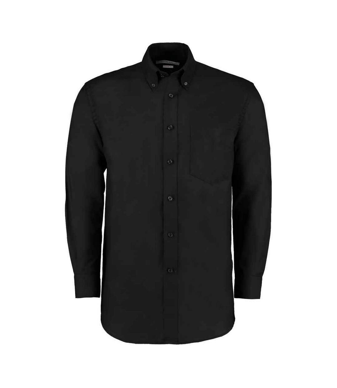 Chemise Manches Longues Homme Noir Kustom Kit-1