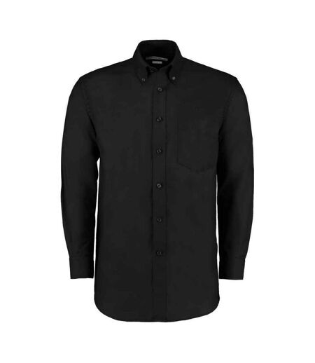 Chemise Manches Longues Homme Noir Kustom Kit