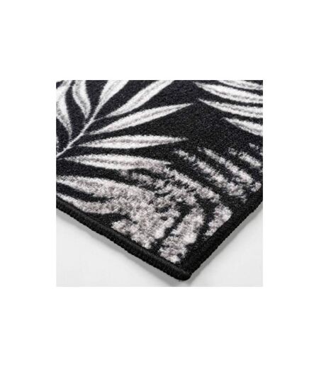 Tapis Imprimé Amber 50x120cm Noir