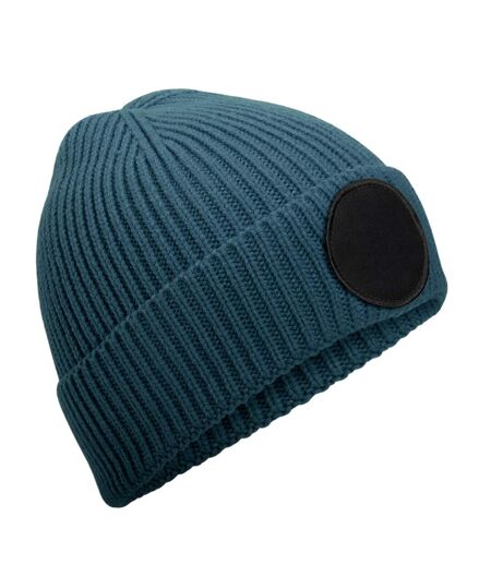 Bonnet Fashion Bleu Ardoise Noir Beechfield