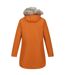Womens/ladies Voltera Heated Waterproof Jacket Burnt Copper Regatta-2