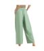 Pantalon fluide en lin vert femme roxy lekeitio break-2