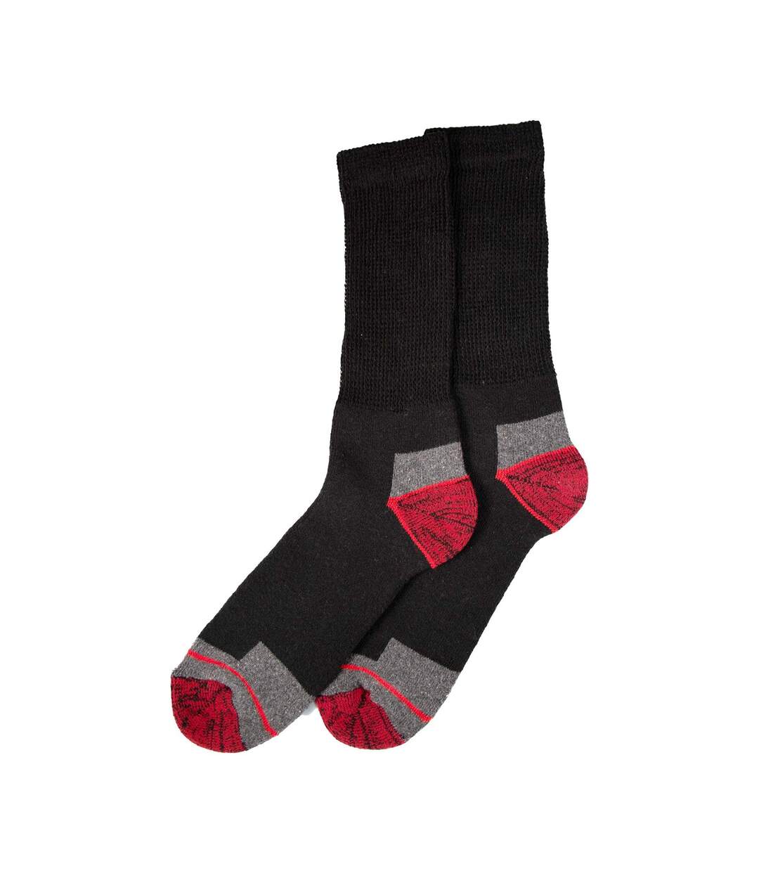 Pack Of 6  Mens Heavy Duty Socks  Multicoloured Public Dealz-3